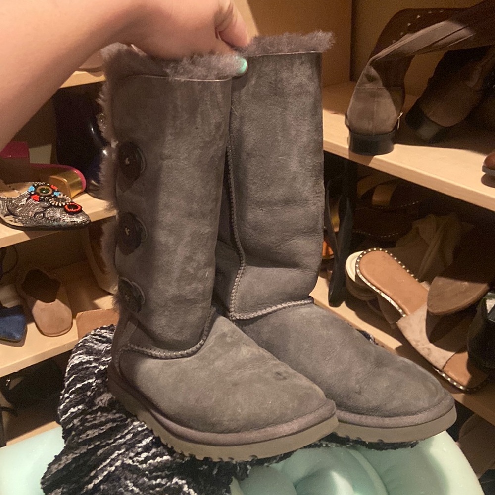 Ugg Bailey Button Tall Boots Sz 6